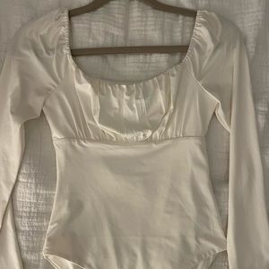 Adorable Princess Polly white bodysuit